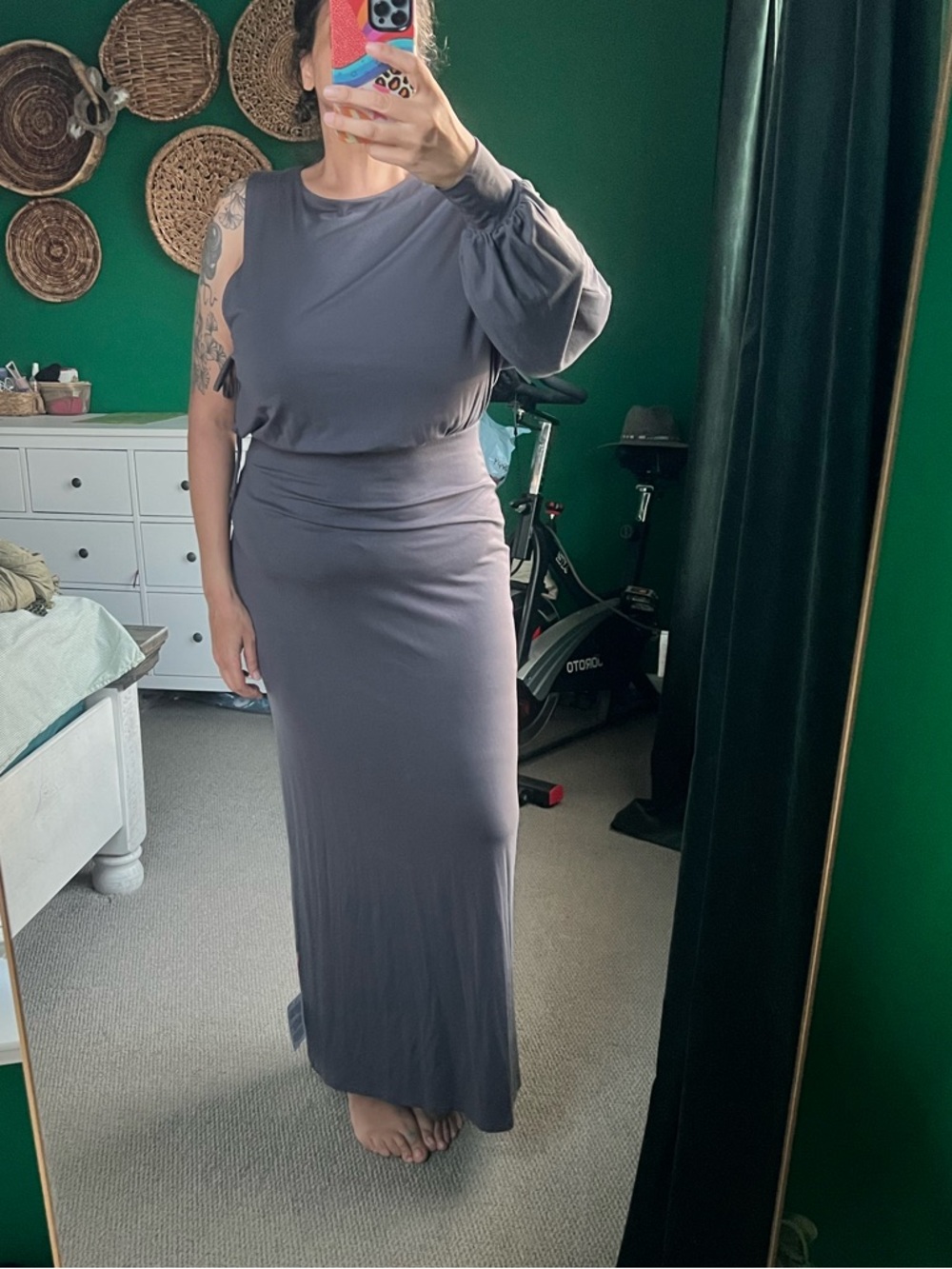 ASOS EDITION one Sleeve Dress